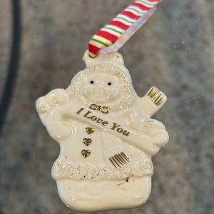 Lenox porcelain girl ornament